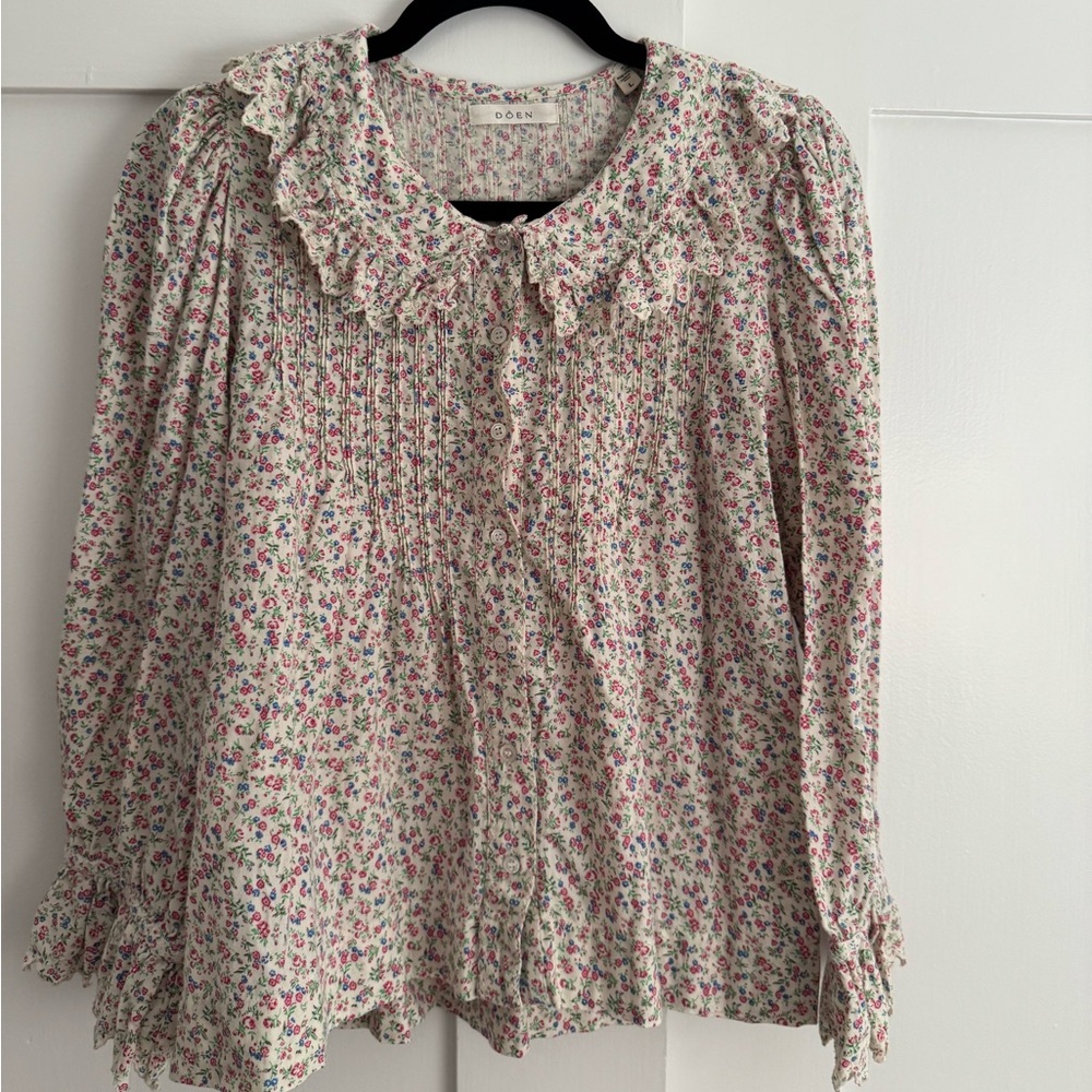 DOEN Hickory Top - Morning Glory Floral Size L